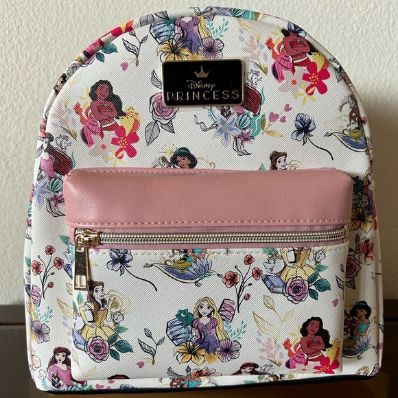 Disney Bioworld Handbags - NWT Disney Princess Mini Backpack with Front Pocket
